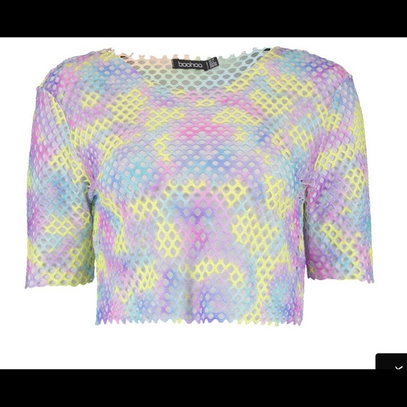 Boohoo tie dye coverup top n pants NWT sz sm/med - Picture 4 of 8